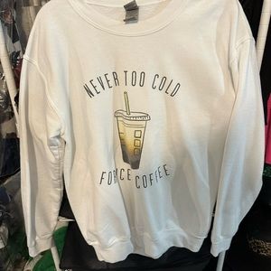 Pink lily graphic crew neck